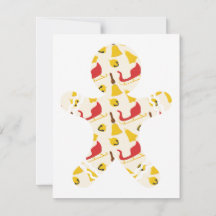 Gingerbrei Weihnachtskarte