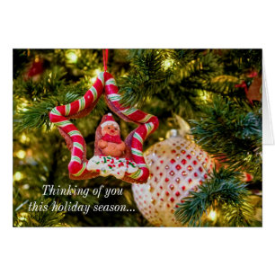 Gingerbrei Weihnachtsschmuck denken Sie an Ihre Ka