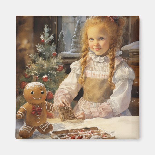 Gingerbret Cookies Country Kitchen Magnet (Vorne)
