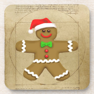 Gingerbret Da Vinci Cork Untersetzer Set