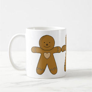 GingerBroad Man Weihnachtskost Kaffeetasse
