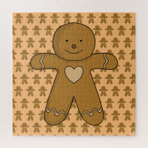 GingerBroad Man Weihnachtskost Puzzle