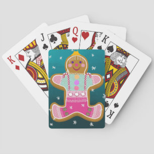 Gingerbrot Boy Playing Cards Spielkarten