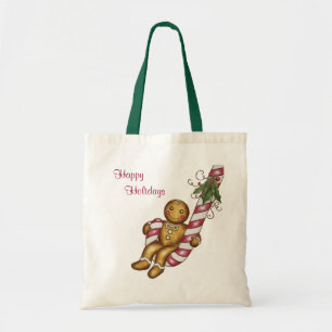 Gingerbrot Boy Tote Bag Tragetasche