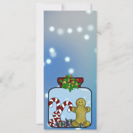 Gingerbrot & Candy Jar Weihnachtskarte