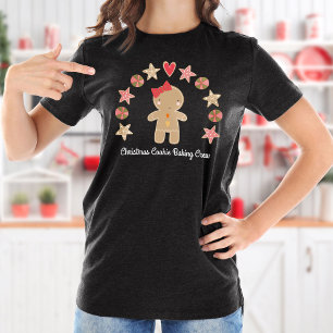 Gingerbrot Cookie Backen Crew Niedlich Girl Holida T-Shirt