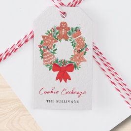 Gingerbrot Cookie Exchange Geschenkanhänger