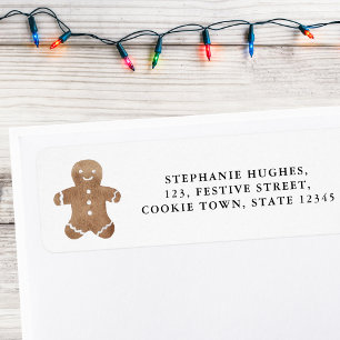 Gingerbrot Cookie Holiday Rücksendeadresse