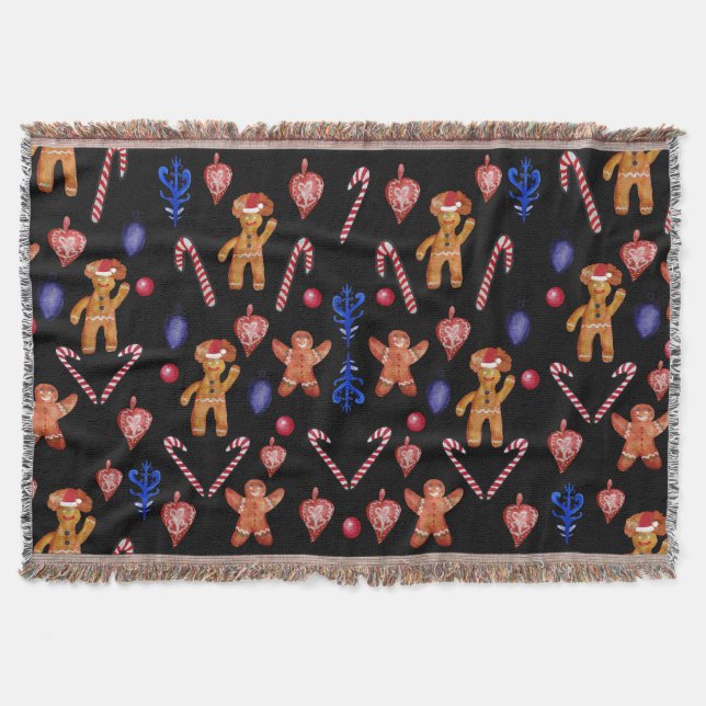 Gingerbrot Cookie Man & Holiday Deco Decke (Vorderseite)