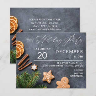 Gingerbrot Cookie & Orange Holiday Party