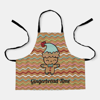 Gingerbrot-Design Schürze
