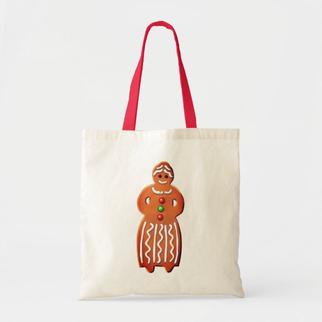 Gingerbrot-Frauenkeks Tragetasche (Vorne)