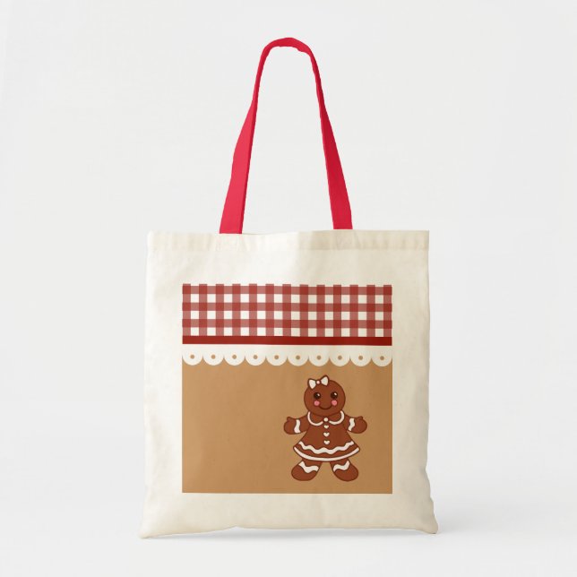 Gingerbrot Girl Bag Tragetasche (Vorne)