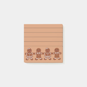 Gingerbrot Girls Boys Post It Notes Post-it Klebezettel
