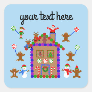 Gingerbrot House #2 Stickers