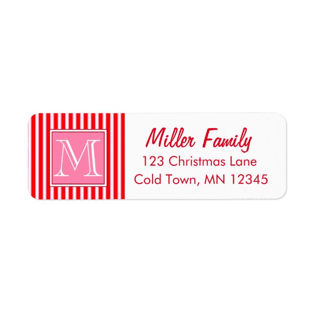 Gingerbrot House Candy Cane Streifen (Vorne)