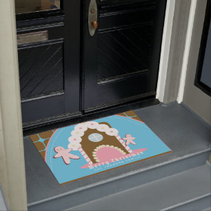 Gingerbrot House Man Familienname Doormat Fußmatte