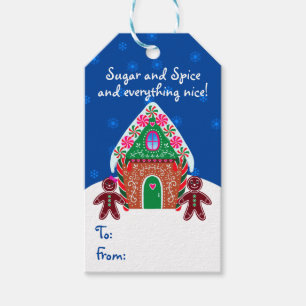 Gingerbrot House Sweet Christmas Baking Geschenkanhänger