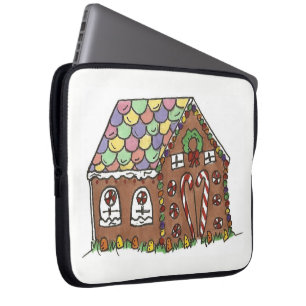 Gingerbrot House Zuhause Sweet Zuhause Weihnachten Laptopschutzhülle