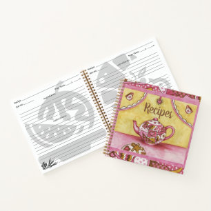 Gingerbrot Kitchen Rezept Notebook Notizbuch