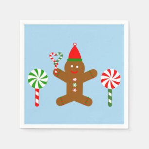 Gingerbrot Man #1 Napkins Serviette