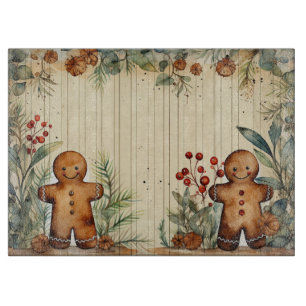 Gingerbrot Man #8 Kitchen Cutting Board Schneidebrett