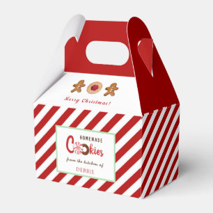 Gingerbrot man Holiday Cookie Favor Box Geschenkschachtel