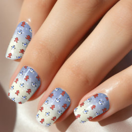 Gingerbrot Männer & Snowmen Minx Nail Art Decals Nagelkunst
