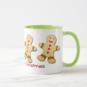 Gingerbrot Männer Weihnachtszeit Tasse