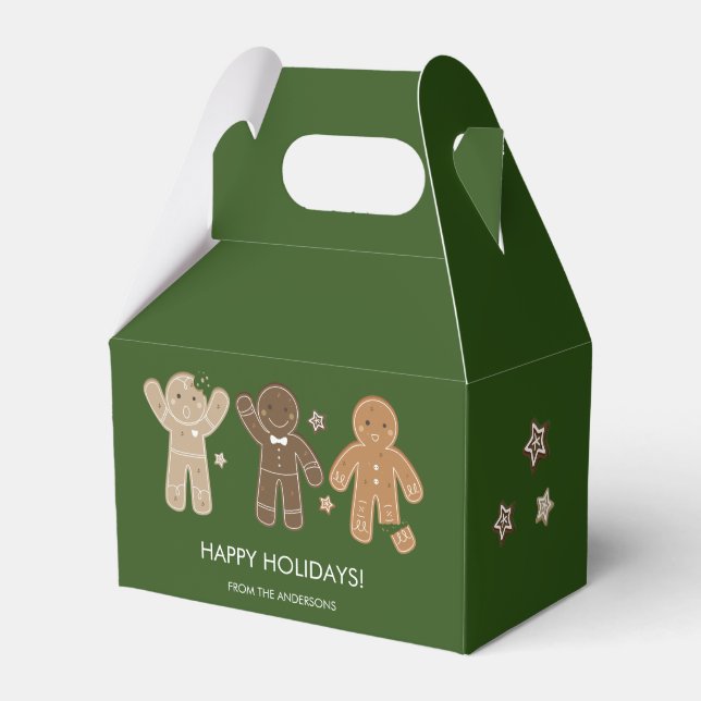 Gingerbrot Men Holiday Gevor Box Geschenkschachtel (Vorderseite)