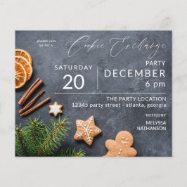Gingerbrot & Orange Cookie Exchange Flyer