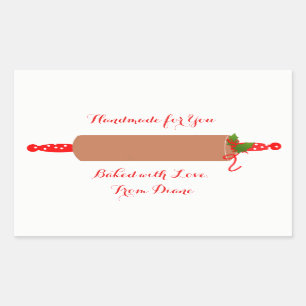 Gingerbrot Rolling Button Stickers