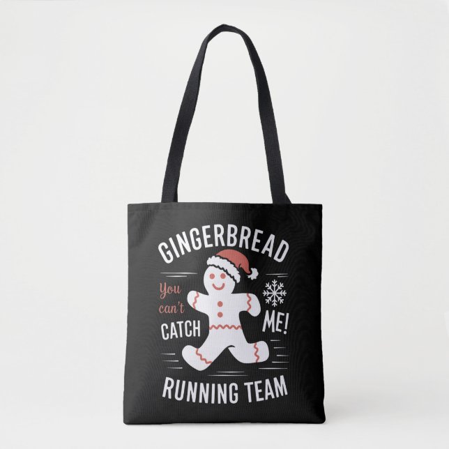 Gingerbrot Running Team Weihnachtszeit Spaß (Vorderseite)