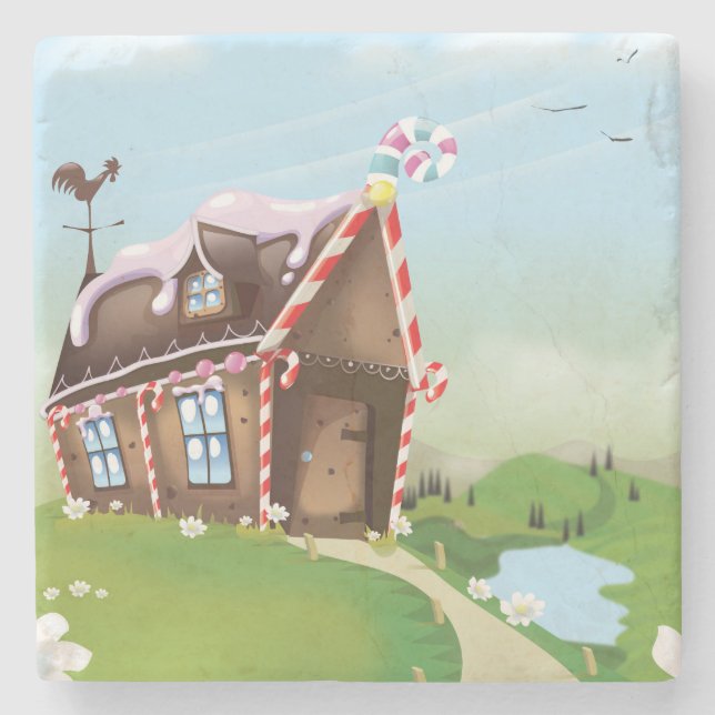 Gingerbrot Steinuntersetzer (Vorderseite)