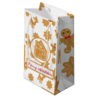 Gingerbrot Weihnachten Kleine Geschenktüte