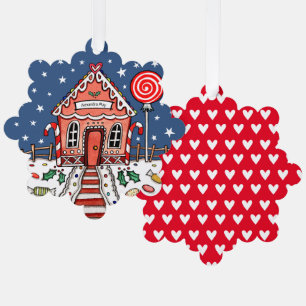 Gingerbrot Weihnachten Ornament Karte