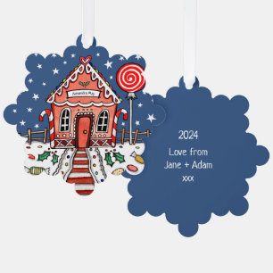 Gingerbrot Weihnachten Ornament Karte