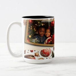 Gingerbrot Weihnachten Weihnachtsgeschenk Zweifarbige Tasse