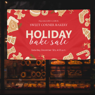 Gingerbrot Weihnachtsbäckerei Banner