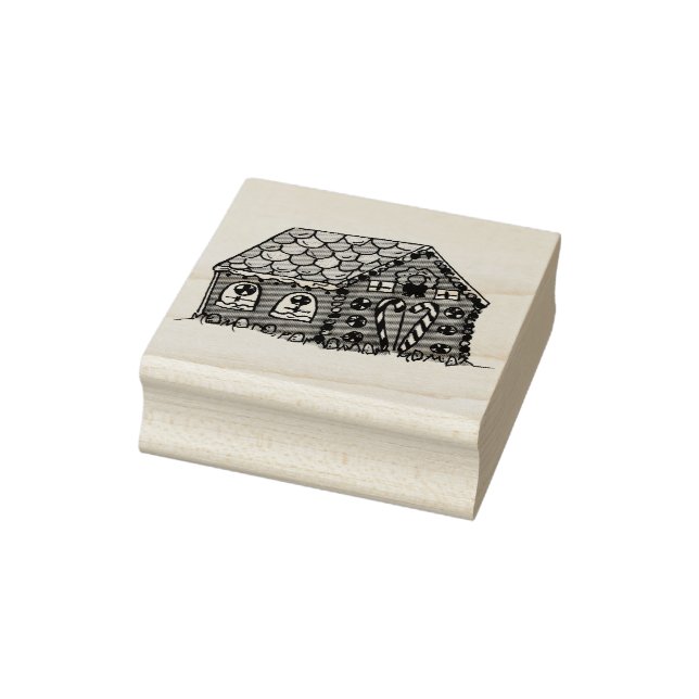 Gingerbrot Weihnachtsfeiertag Gummistempel (Stempel)