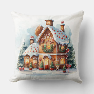 Gingerbrot Weihnachtsfeiertag Kissen