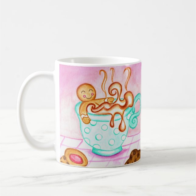 Gingerbrot Weihnachtskaffee Tasse (Links)