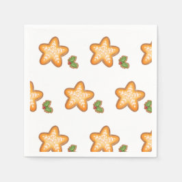 Gingerbrot Weihnachtskoch Serviette