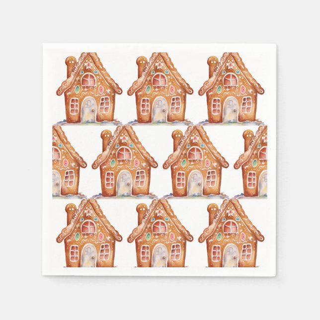 Gingerbrot Wish Serviette (Vorderseite)