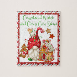 Gingerbrot Wünsche und Candy Cane Kisses Puzzle