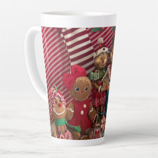 Gingerbrotfamilie Latte Tasse
