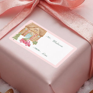 Gingerbrothaus & Vintager LKW von und nach Rot