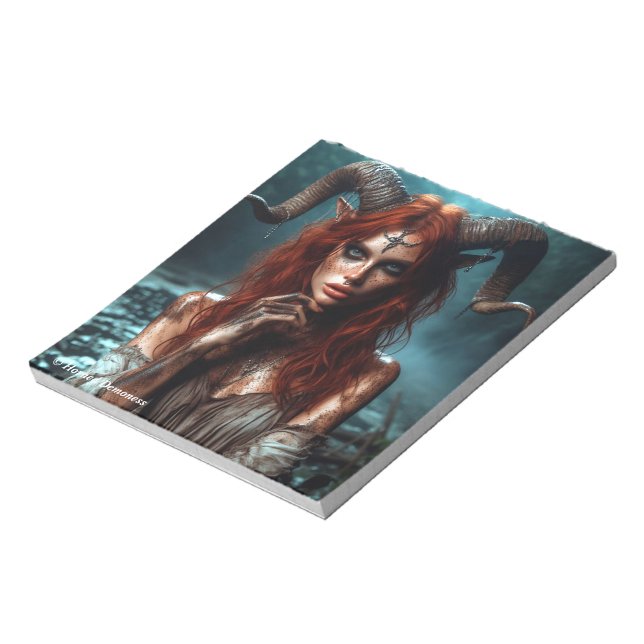 Gingerhead demoness notepad notizblock (Rotiert)