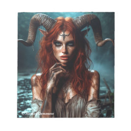 Gingerhead demoness notepad notizblock