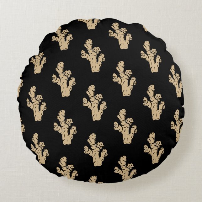 Gingerol Rundes Kissen (Vorderseite)